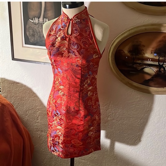 Mini Cheongsam Asian Dress - Picture 1 of 3